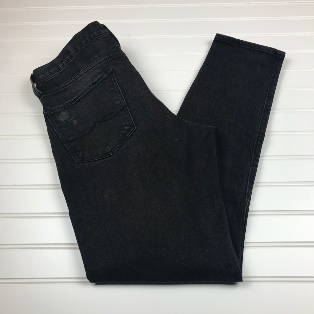 Lucky Brand Sienna Slim Boyfriend Jean Black Distr - Picture 9 of 16